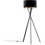 Lampadaire goldamo, noir, vicco