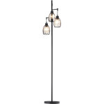 Lampadaire d'int�rieur lampadaire style industriel 40 w max. 3 abat - jours en m�tal filaire luminosit� ...