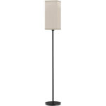 Lampadaire d'int�rieur lampadaire sur pied salon lampe salon sur pied avec abat - jour beige effet lin ...