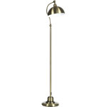 Lampadaire d'int�rieur lampadaire sur pied salon, lampe salon r�tro avec abat - jour r�glable, interrupteur ...