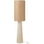 Lampadaire en jute et fibre de verre beige foncé 35x35x140 cm Lampadaire en jute et fibre de verre beige foncé 35x35x140 cm