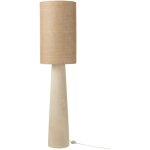 Lampadaire en jute et fibre de verre beige foncé 42x42x169 cm Lampadaire en jute et fibre de verre beige foncé 42x42x169 cm