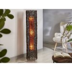 Lampadaire kyoko en rotin marron 140 cm. 30 x 140 cm