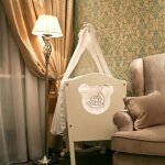 Grace lampadaire en laiton et cristal, 1 lumi�re, e14