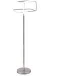 Lampadaire led 167 cm design abstrait pied m�tal chrom� - square