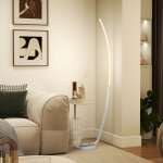 Lampadaire led avec 3 niveaux de luminosit� r�glables, lampe sur pied moderne avec interrupteur au pied, ...