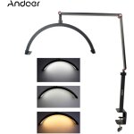 Lampadaire led, 3000k - 6000k lampe , lampe demi - lune rglable  360 pour les tatoueurs, maquilleurs, ...