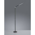 Lampadaire led filigran noir capteur tactile h162 cm trio lighting