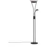 Lampadaire avec led de lecture m�tal ethan noir