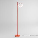 Lampadaire led moderne gea luce gpia31, dimmable et orientable en aluminium