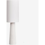 Sklum - lampadaire loana en lin et fibre de verre blanc cass