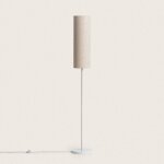 Lampadaire m�tal elan blanc