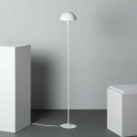 Lampadaire m�tal madow blanc