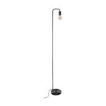 Lampadaire en m�tal 'tige' 150cm noir