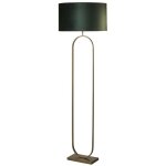 Lampadaire modish bronze avec capuchon vert - eu95102gr