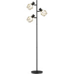 Lampadaire pour salon, 3 ampoules, compatible avec les ampoules e27 (non incluses), 41 x 28 x 169 cm, ...