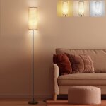 Rosnek - lampadaire salon moderne avec abat - jour lin - 68' design minimaliste, e26 9w 3 tons, interrupteur ... Rosnek - lampadaire salon moderne avec abat - jour lin - 68' design minimaliste, e26 9w 3 tons, interrupteur ...