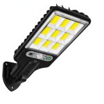 Lampadaire solaire ext�rieur 100 w, �clairage led 6000 k avec d�tecteur de mouvement pir 3 modes, t�l�commande ...