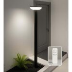 Lampadaire solaire halo + t�l�commandable et d�tection de