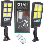 Lampadaire solaire int�gr�, �clairage de cour � d�tecteur de mouvement, applique murale ext�rieure avec ...