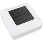 Lampadaire solaire lampe frontale de colonne solaire capteur bicolore lampe frontale de colonne ip65 ...