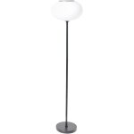Lampadaire solaire led moderne en mat�riau synth�tique abat - jour base en fer faible consommation d'�nergie ...