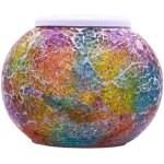 Lampadaire solaire mosaic - ball, led multicolore, pour extrieur, tanche, dcoration de jardin
