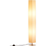 Lampadaire de style moderne, avec interrupteur, 120 cm, blanc, convient pour le salon et la chambre