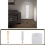 Lampadaire avec support 121 cm blanc e27 - lampadaire design - lampadaire blanc - lampadaire moderne ...