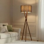 Lampadaire tissu 'auriane' en textile pour salon & salle � manger