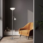 Lampadaire led avec lampe de lecture salon lampadaire liseuse plafonnier nickel opale, lampe de lecture ... Lampadaire led avec lampe de lecture salon lampadaire liseuse plafonnier nickel opale, lampe de lecture ...