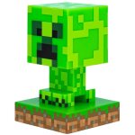 Lampe 3d minecraft creeper - lampe de nuit - 12 cm de haut, fonctionne sur piles, d�cor de chambre pour ...