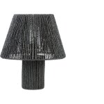 Fijalo - lampe avec abat - jour en corde noire