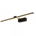 Lampe applique salle de bain blanc chaud led 10w 3200k luminaire salle de bain int�rieure moderne noir ...