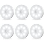 Lampes d'armoire � d�tecteur de mouvement - rechargeables , autocollantes , capteur , veilleuses led ...