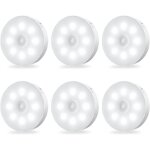 Lampes d'armoire  dtecteur de mouvement - rechargeables , autocollantes , capteur , veilleuses led ...