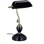 Lampe banquier noire
