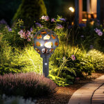 Lampe de base led avec d�tecteur de mouvement lampe de chemin de boule avec d�tecteur de mouvement lampadaire ...