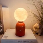 Lampe de bord de lit rechargeable pour chambre 3 couleurs lampes tactiles lampe sans fil petite lampe ...