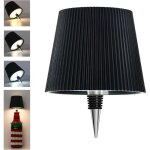 Lampe de bouteille led sans fil, tactile et rglable 3 couleurs, rechargeable par usb - c, design portable ...