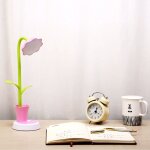 Lampe de bureau pour enfants, rechargeable et cr�ative, protection des yeux, lampe de table led tactile, ...