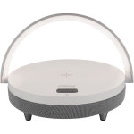Lampe de bureau avec haut - parleur bluetooth saturn led speaker blanc