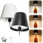 Lampe de bureau led avec chargeur sans fil & port usb, lampe de table tactile 5 couleurs 5 luminosités ... Lampe de bureau led avec chargeur sans fil & port usb, lampe de table tactile 5 couleurs 5 luminosités ...