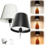 Lampe de bureau led avec chargeur sans fil et port usb, lampe de table tactile, 5 couleurs, 5 niveaux ... Lampe de bureau led avec chargeur sans fil et port usb, lampe de table tactile, 5 couleurs, 5 niveaux ...