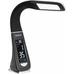 Lampe de bureau � led noir / blanc 4en1 multifonction lampe calendrier montre thermom�tre maison lampe ...