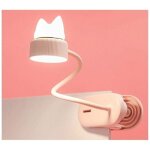 Lampe de bureau, lampe a pince flexible avec veilleuse original / avec batterie rechargeable par usb ...