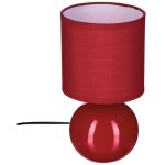 Atmosphera - lampe céramique timéo rouge brillant h25cm créateur d'intérieur Atmosphera - lampe céramique timéo rouge brillant h25cm créateur d'intérieur