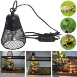 Lampe chauffante 50 w pour terrarium de reptiles (l�zards, serpents, tortues), avec uva et uvb � intensit� ...