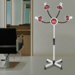 Lampe chauffante pour cheveux � 5 t�tes processeur de couleurs de salon de coiffure hauteur r�glable ...