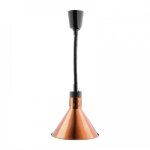 Lampe chauffante r�tractable acier finition cuivre 250 w, 220 v - mono